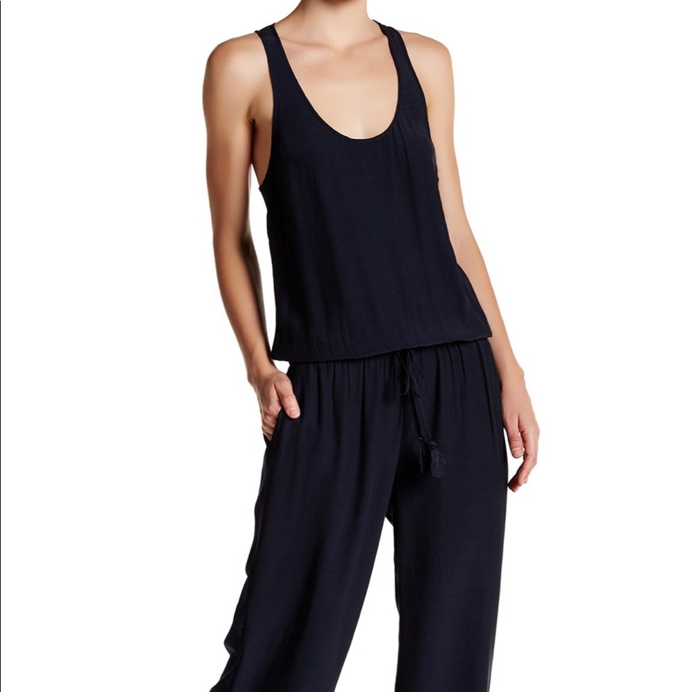 Soft Joie Jovon Racerback Jumpsuit | navy blue